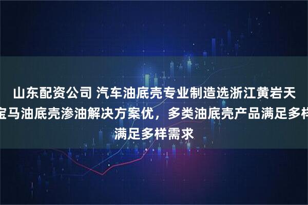 山东配资公司 汽车油底壳专业制造选浙江黄岩天盛，宝马油底壳渗油解决方案优，多类油底壳产品满足多样需求